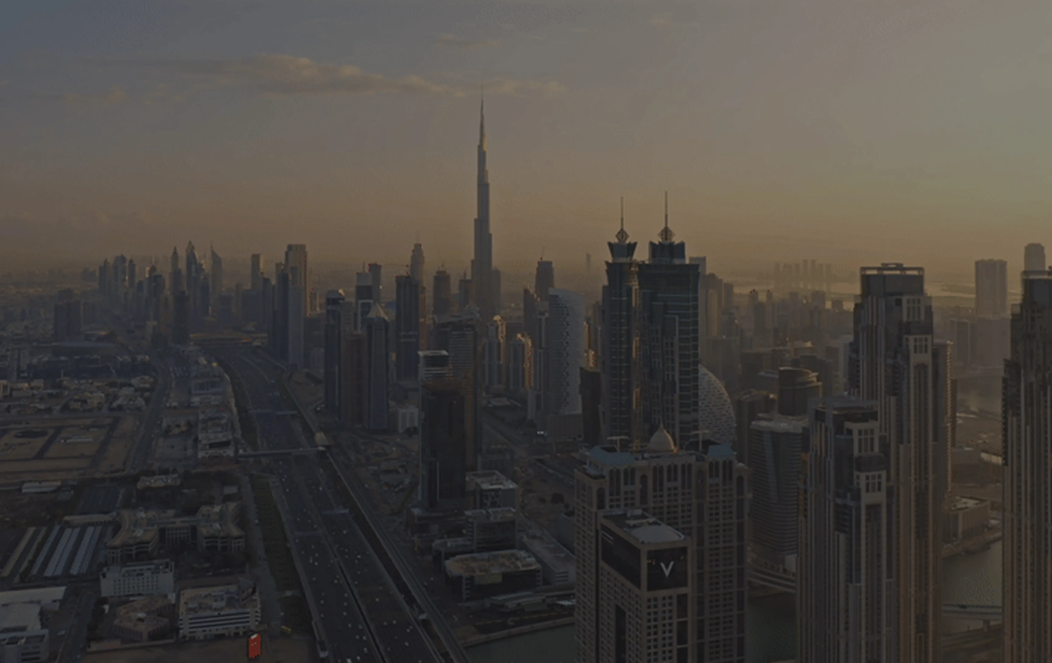 Dubai city skyline